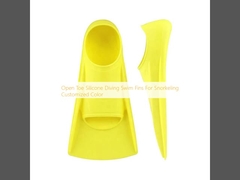 Dedo abierto de silicona para bucear aletas de natación para bucear color personalizado