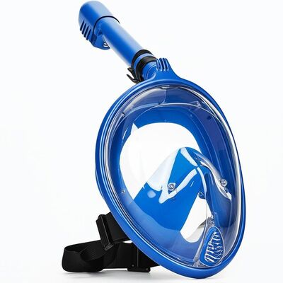 Dry Top Snorkel Full Face Snorkeling Mask Including Adjustable Straps Suitable for Various Head Sizes and Long Duration