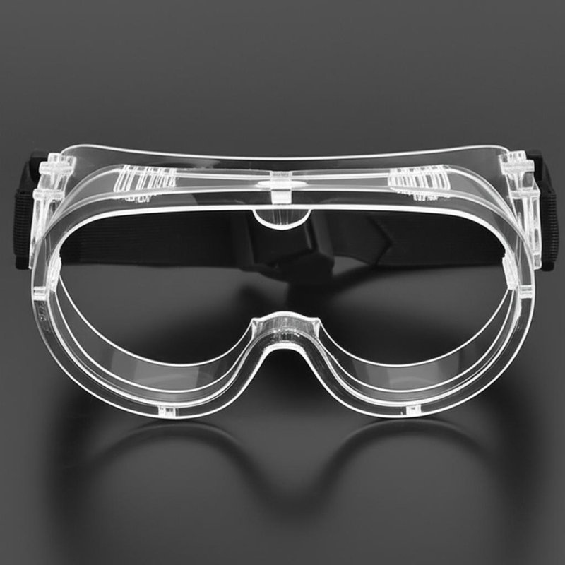 Adult Protective Eyewear with PC Cover Shield and Adjustable Headband